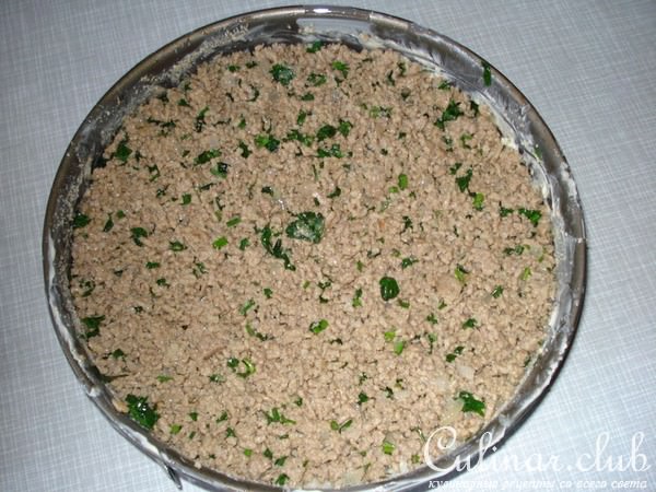 Рисовая запеканка с мясом