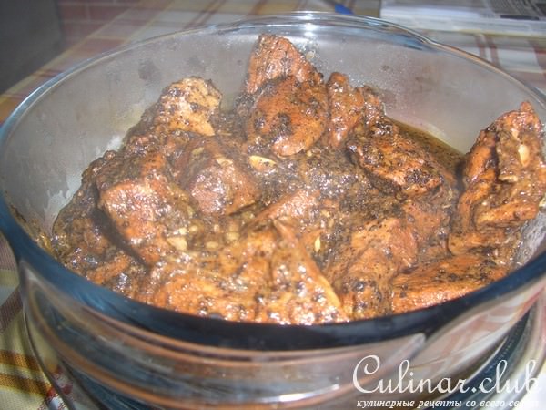 Свинина с кофе (в пиве)