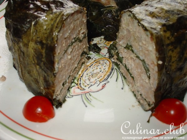 Франкфуртский капустно-мясной венок.