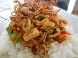 Острые Кальмары Рыбаков из Шри-Ланки