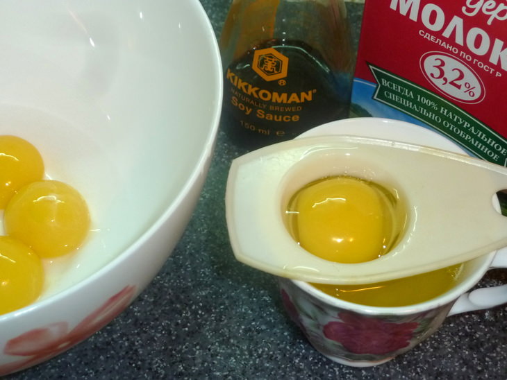 Омлет с морепродуктами