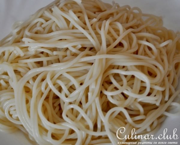 Спагетти с морепродуктами. Быстро, просто, вкусно!