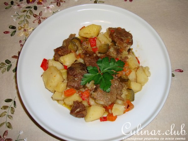 Рагу из картошки с мясом