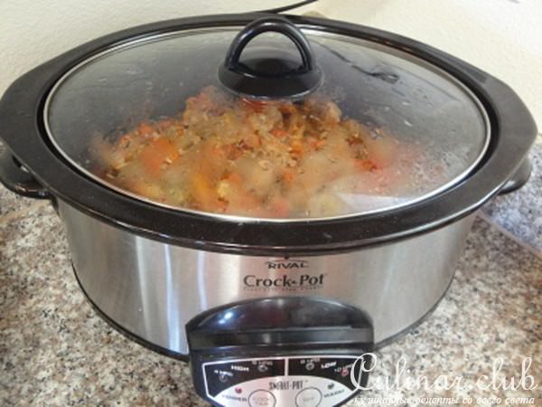 Мясо томлёное с помидорами,грибами и вином ! ! !