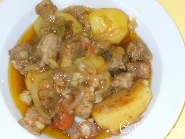 Картоха с мясом 