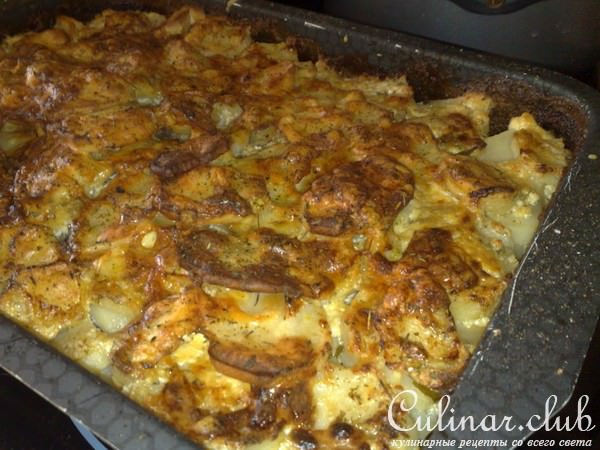 Мясо по-французски со сливками(мой вариант)
