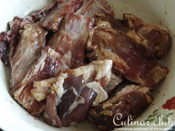 Рёбрышки со сливовым соусом(от моего мужа)