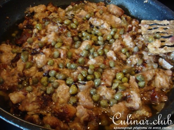 Томленая свинина с горчицей и лимоном