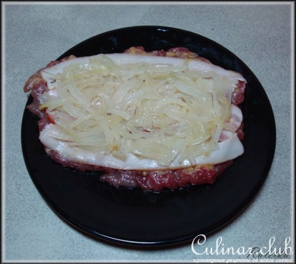 Мясные роллы в сидровом соусе.