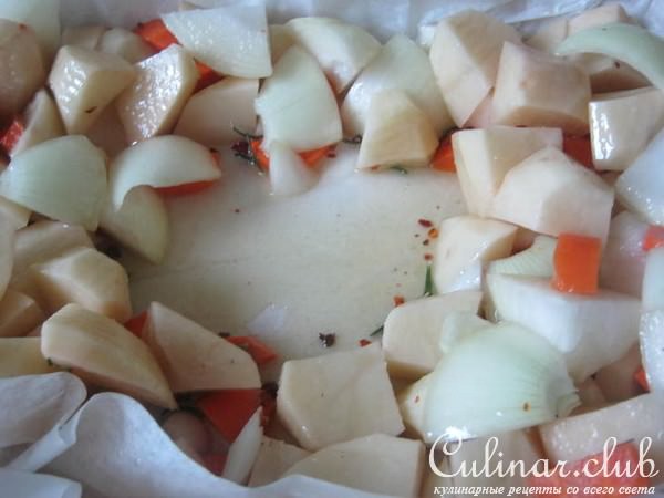 Кабан запеченный с овощами ("Я + Серж Маркович=.."