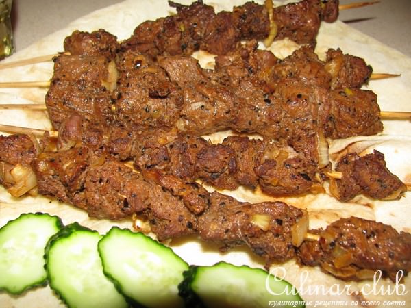 Шашлык из баранины по Турецки