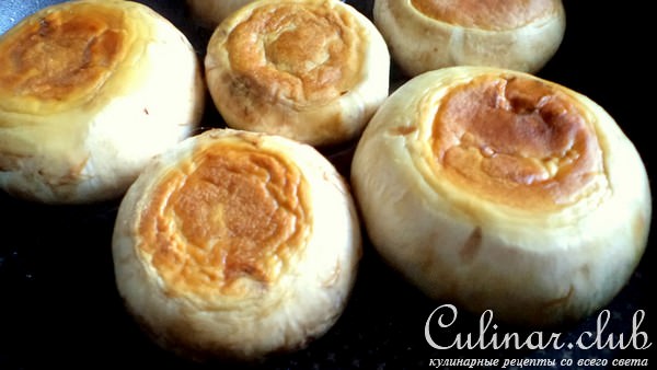 Шампиньоны фаршированные "ПО- КОРОЛЕВСКИ!" с цыпленком и рисом "Мистраль"!