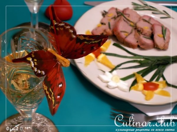 Говядина с апельсинами и розмарином "Primavera"