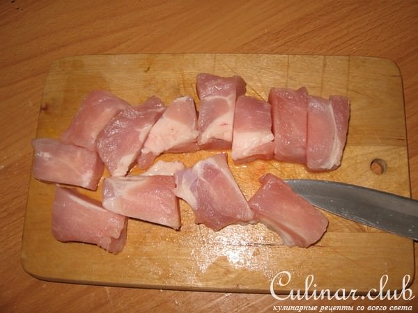 Свиной шашлык по мексикански