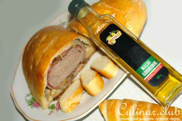 Говядина в прованском хлебушке, типа Beef Wellington (вариант)