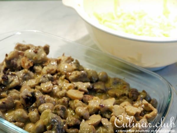 Сливочная мясная поджарка под хрустящей картофельной корочкой