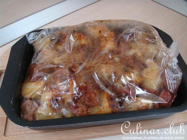 Жаркое из мяса с картофелем