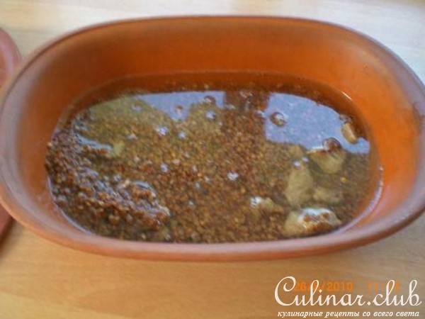 Гречка со свининой в горшочке(вариант)