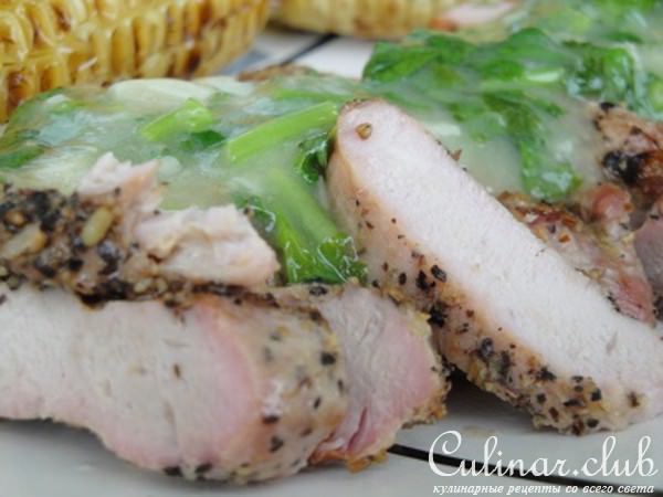 Свинина с Фенхелем под Чесночным Соусом с Кукурузой ! ! !