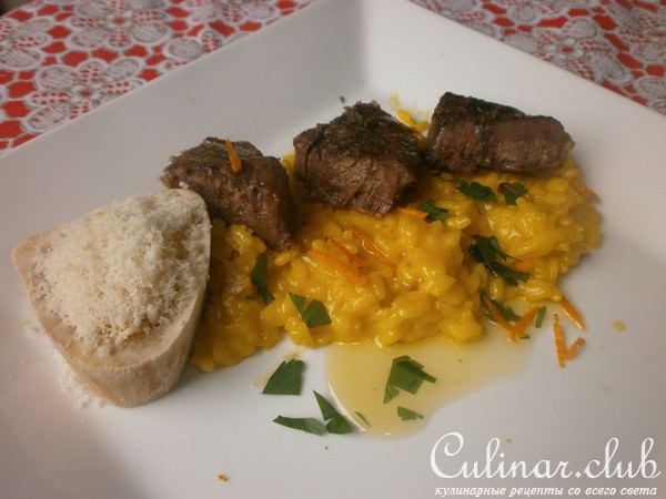 Говяжья голень по - милански ( Ossobuco аlla milanese)