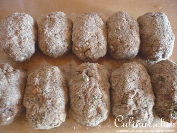 Котлеты с грибочками "Киккиточки"