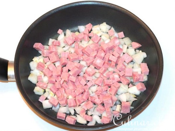 Писто манчего (овощи с ветчиной по-ламанчски)
