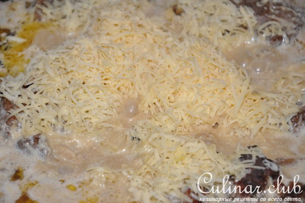Медальоны с белыми грибами