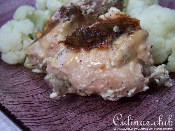 Кролик в сметанном соусе ( рецепт для мульти)
