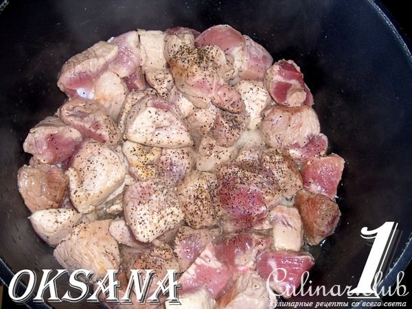 жареное Мясо"Пьяное"