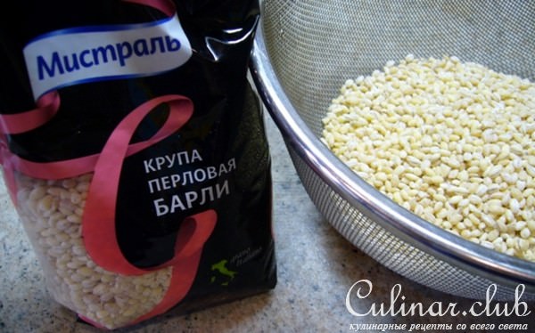 Горшочки с перловкой и говядиной