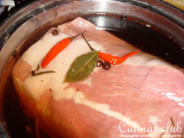способ подготовки для запекания свинины, курицы /не для оценки/