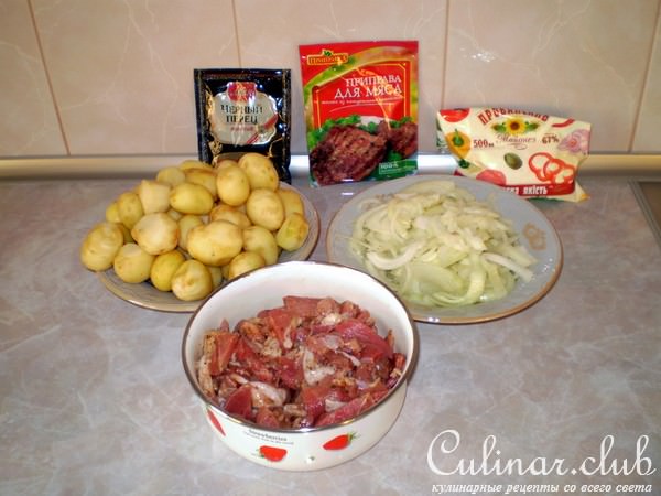 картошка по -французки с моим добавлением