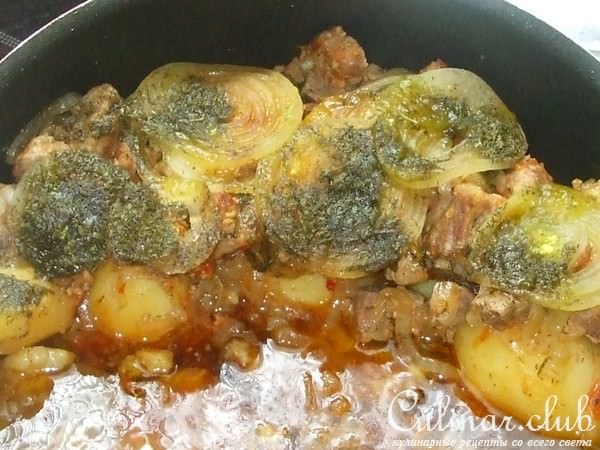 Картоха с мясом 