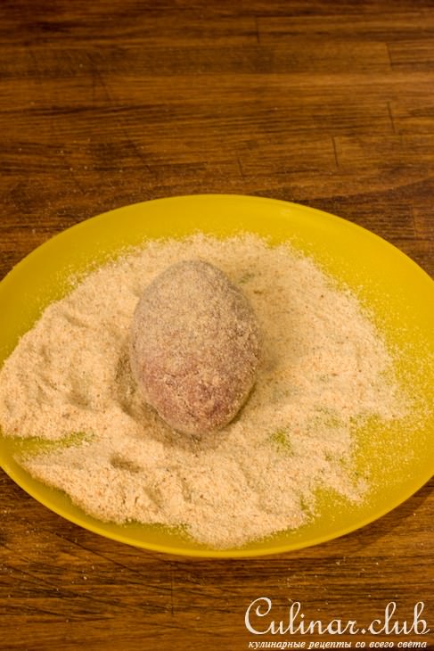 Рисово-мясные зразы с чечевичным гарниром