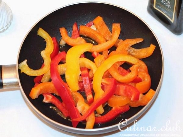 Мясо запеченное с перцем по-мексикански
