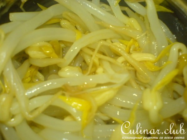 Мясо, соя и сырная корочка