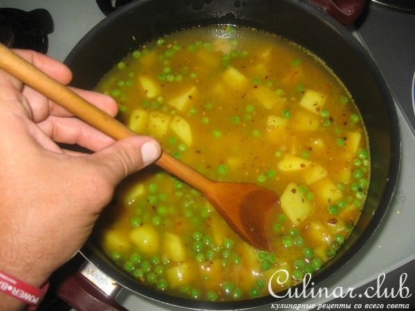 Aloo Pulao (индийский плов с картофелем)