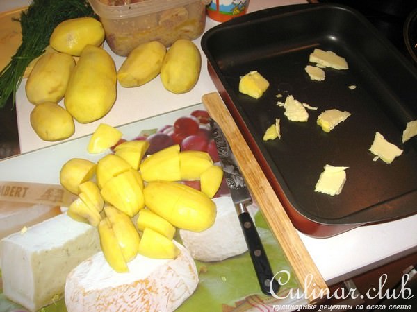 свинина в аджике с гарниром из картофеля