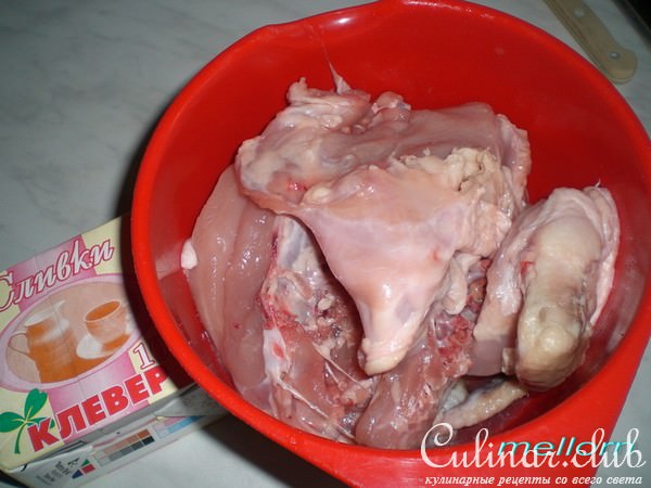 Курочка под сливками