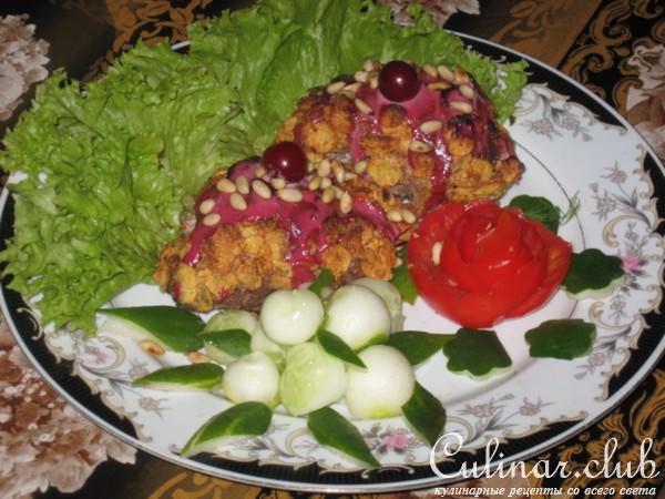 Нежная свинина с вишенкой(Дуэль)