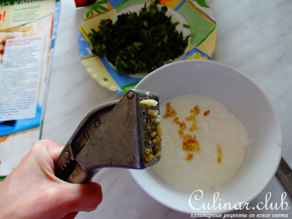 борани с курицей и стручковой фасолью