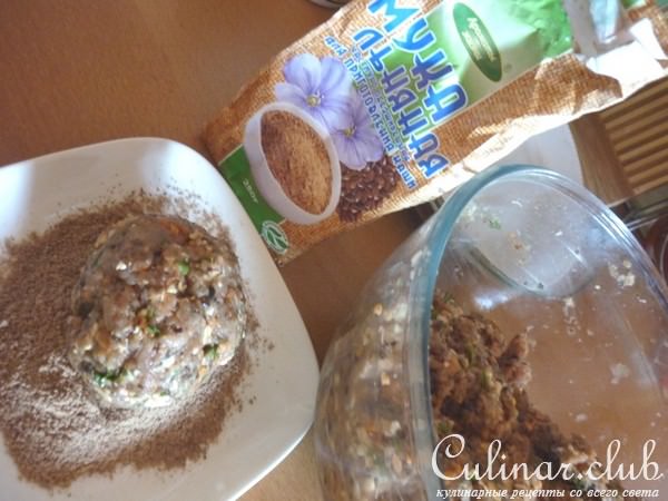 Котлеты с грибочками "Киккиточки"