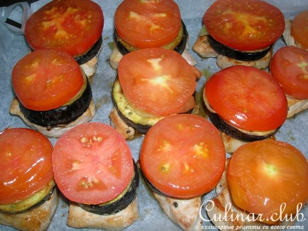 "Башенки" мясо-овощные почти из Андалузии 