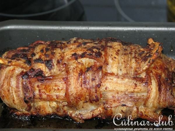 Мясной рулет в одёжке