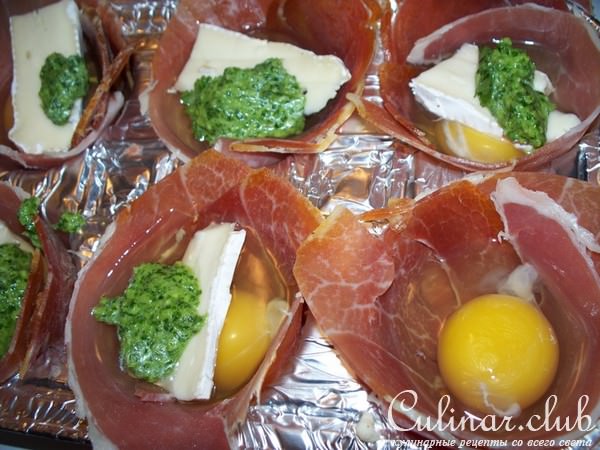 Завтрак фермера.Яичница в вяленом мясе !!!