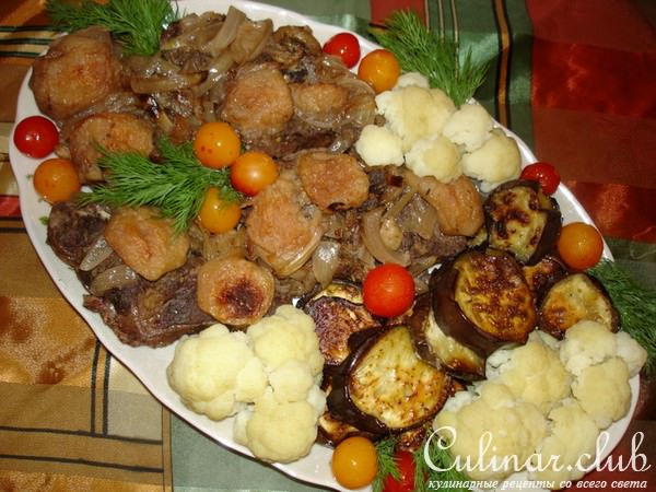 Седло барашка по-нормандски