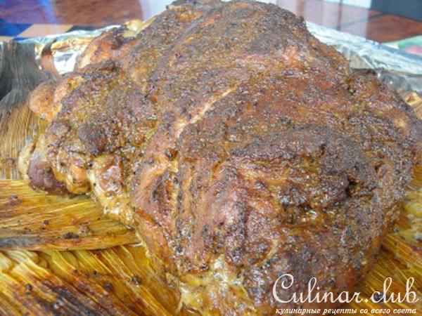 Мясо под Одеялом из Листьев Кукурузных Початков ! ! !