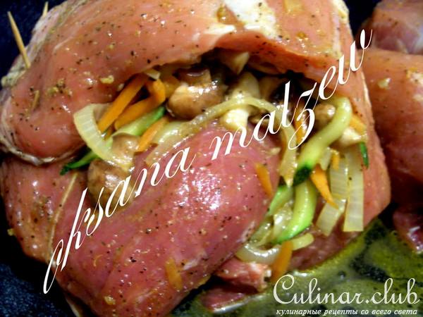 "Ароматный мясной рулет"