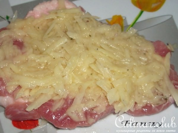Мясо в картофельной корочке