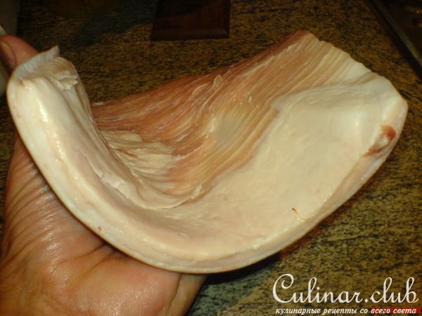 Рулет из сала